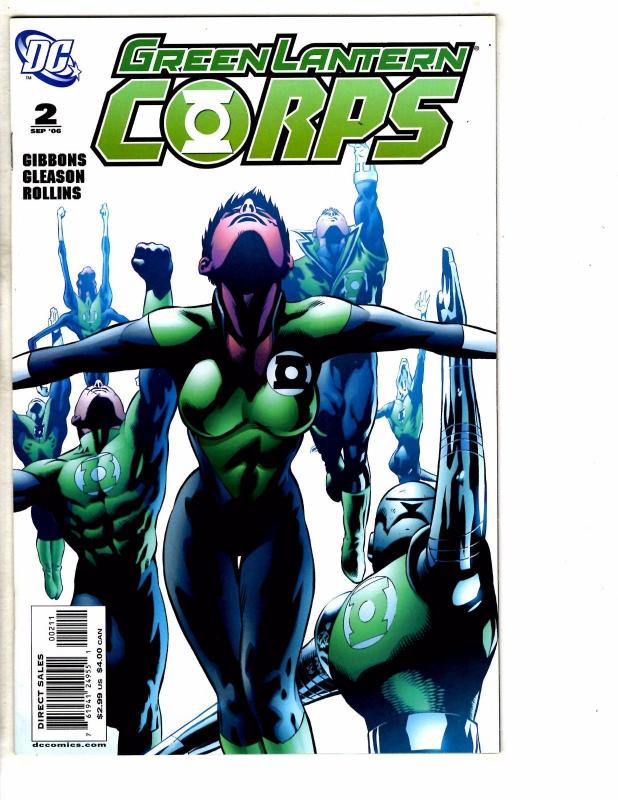Lot Of 6 Green Lantern Corps DC Comic Books # 1 2 3 4 5 6 Flash Batman Atom RC15