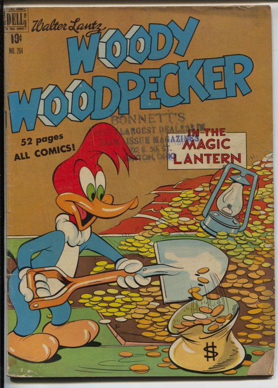 Woody Woodpecker-Four Color Comics #264 1950-Dell-Walter Lantz-VG