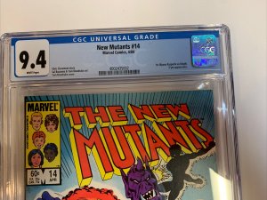 New Mutants (1984) # 14 (CGC 9.4 WP) 1st App Magik