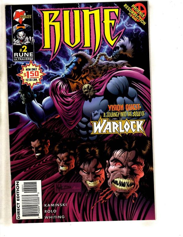 13 Malibu Comics Rune 1 2 3 4 Infinity Nightman 1 2 3 4 Infinity Gambit 1 2+ DB9