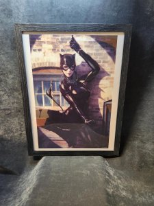 Stanley Artgerm Lau 12x16 DC Comics Framed Art Print Catwoman
