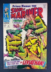 Sub-Mariner (1968) #3 FN+ (6.5) 1st Leviathan
