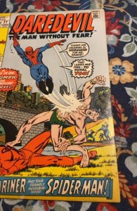 Daredevil #77 (1971)guests Amazing Spider-Man/Namor