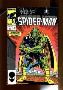 Web Of Spider Man #25 - Beware The Stalker! (8.5/9.0) 1987