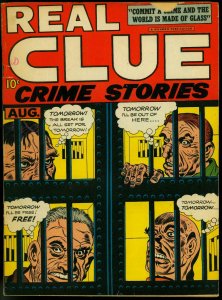 Real Clue Crime Stories V.2 #6 1947-Simon & Kirby- Prison cover- Gunmaster VG- 