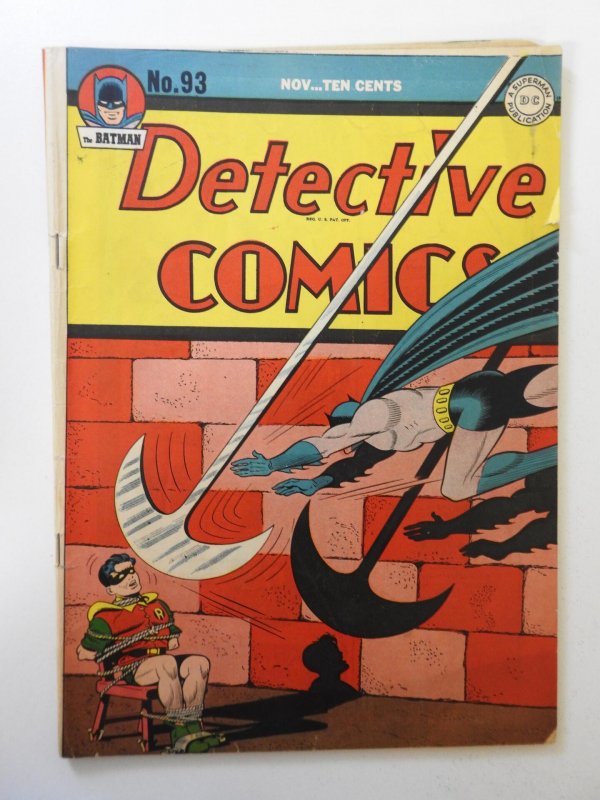 Detective Comics #93 (1944) GD/VG Condition!