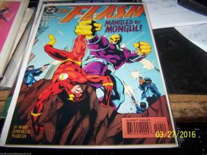 FLASH # 102  june 1995 dc    tv show   vs mongul WALLY WEST