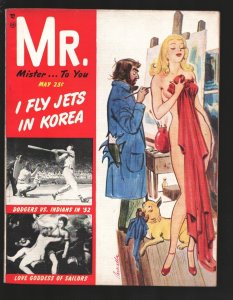 MAG: Mr. 5/1952-Louis Priscilla pin-up girl cover-Vice in Detroit-1952 World ...