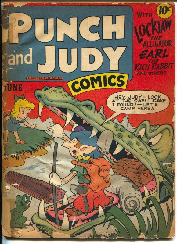 Punch and Judy Vol. 2 #11 1947-Hillman-2 Jack Kirby stories-FR
