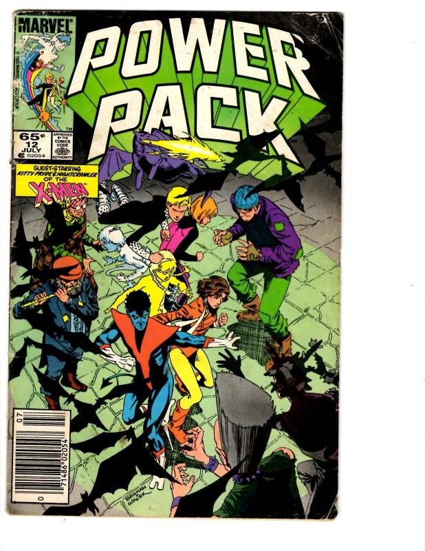 10 Power Pack Marvel Comic Books # 11 12 13 14 15 16 17 18 19 20 X-Men Thor BH17