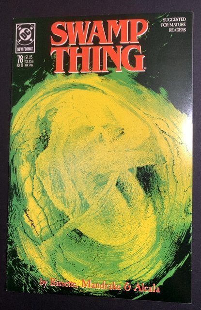 Swamp Thing #78 (1988) Stephen Bissette Story Dave McKean Cover