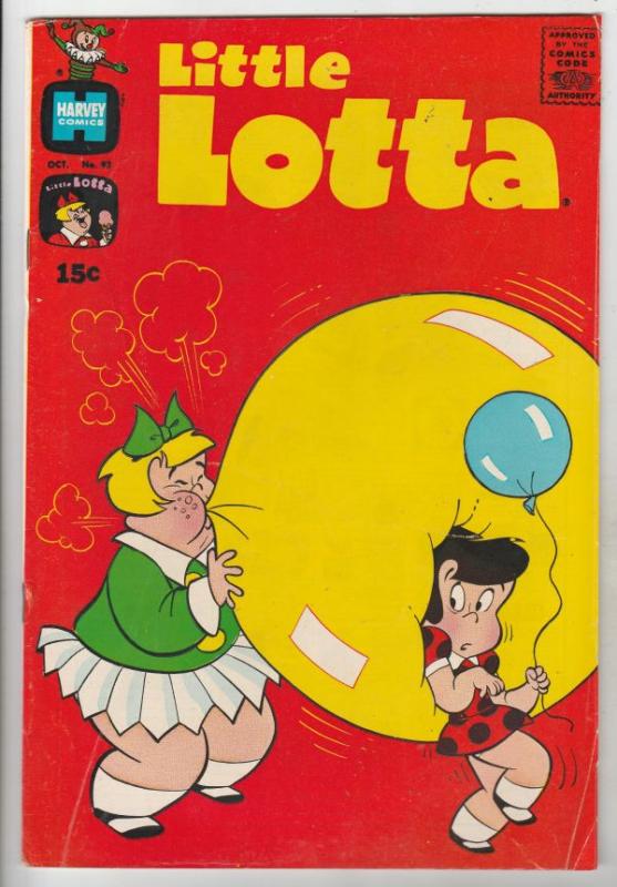 Little Lotta #92 (Oct-90) FN/VF Mid-High-Grade Little Lotta