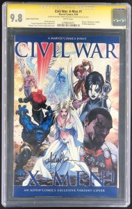 Civil War X-Men #1 Aspen Variant CGC 9.8 Signature Series Michael Turner