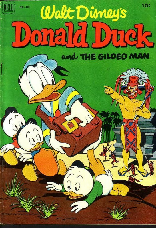 DONALD DUCK #422 CARL BARKS   1952 EGYPTAIN COLLECTION VG/FN 