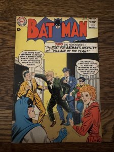 Batman #157 (DC Comics 1963) [VG/FN] “The Hunt For Batman’s Identity!”