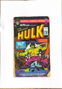 Incredible Hulk PB (1978 Pocket Books) Marvel Comics Series #2