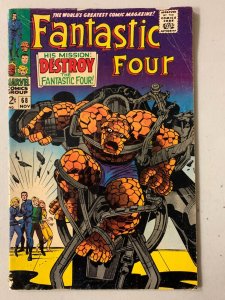 Fantastic Four #68 Crystal appearance, Dr. Santini 4.0 (1967)