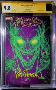 ?? AMAZING SPIDER-MAN #1 CGC SS 9.8 SIGNED PAT GLEASON Variant B Green Goblin