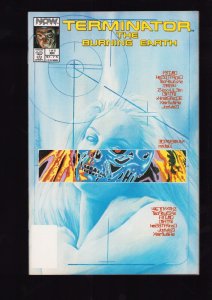 Terminator The Burning Earth #1 -  Alex Ross Cover. KEY ISSUE (9/9.2) 1990