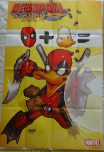 DEADPOOL THE DUCK Promo Poster, 24 x 36, 2016, MARVEL Howard, Unused 164