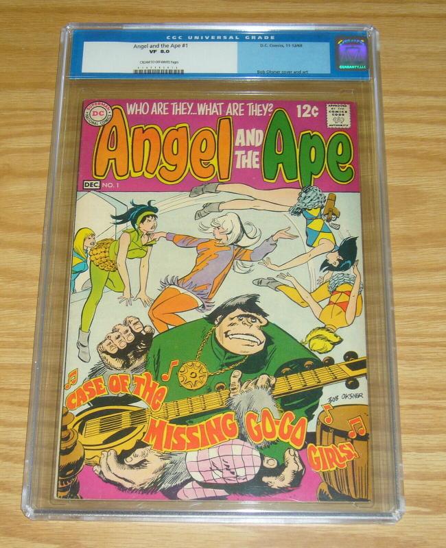 Angel and the Ape #1 CGC 8.0 silver age dc comics 1968 bob oksner hippy hippies 