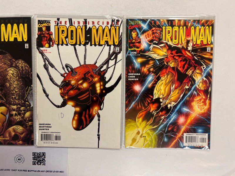 4 Iron Man Marvel Comic Books # 26 31 32 34 Avengers Defenders Hulk Thor 49 JS40