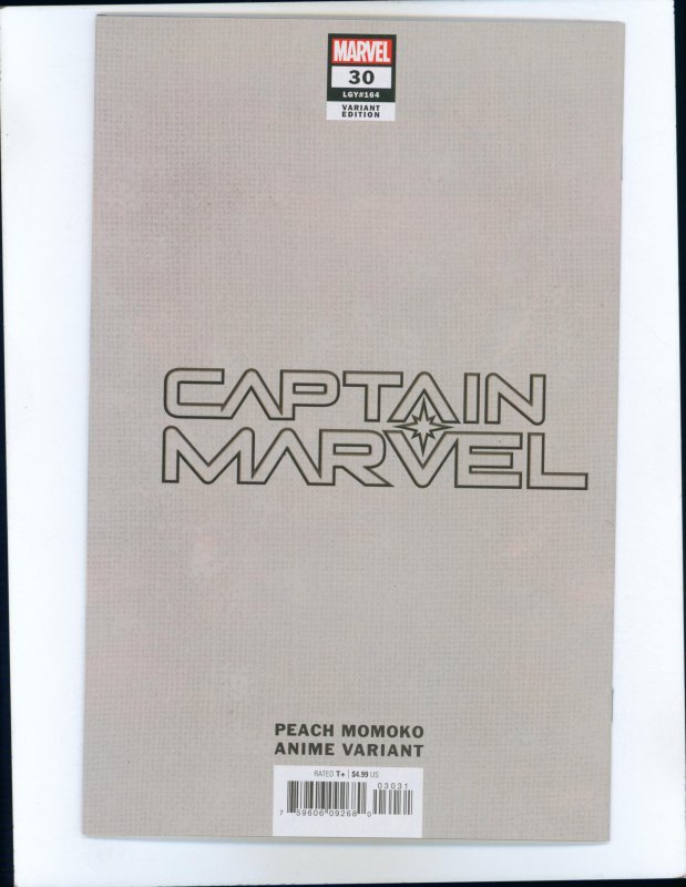 Captain Marvel 30 Momoko Variant