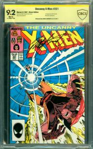 Uncanny X-Men #221 CBCS Graded 9.2 1st Mr. Sinister - Claremont Signed