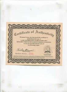 LADY PENDRAGON: DRAGON BLADE #1 - DYNAMIC FORCES EUROPEAN COVER - 9.2 1999