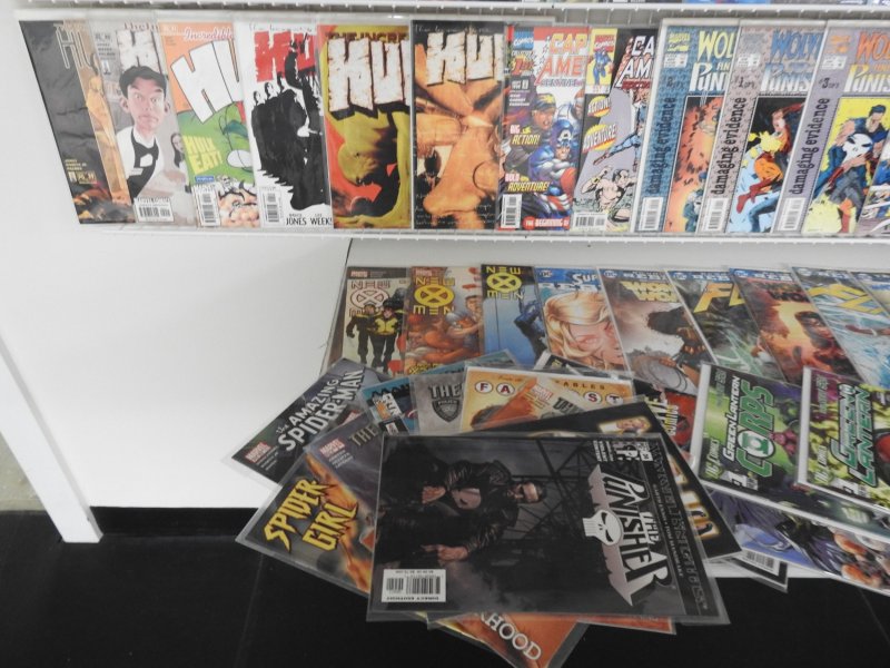 Huge Lot of 170+ Comics W/ X-Men, Hulk,  Flash! Avg. VF Condition!