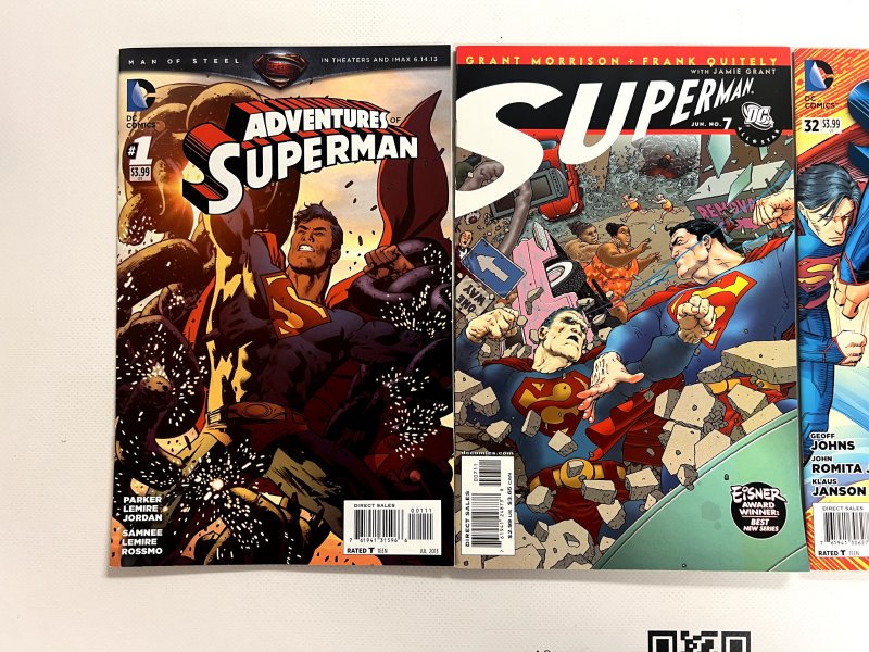 3 Superman DC Comic Books # 1 7 32 Batman Wonder Woman Flash Joker 105 JS10