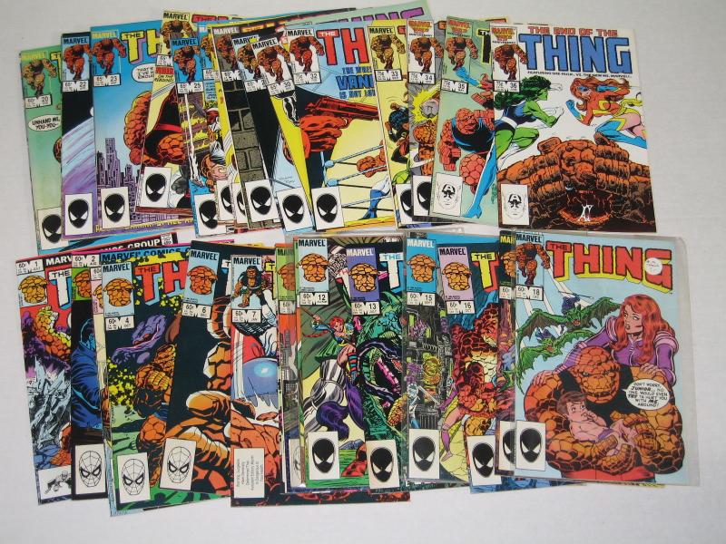 THE THING LOT #1-36-MARVEL BARGAIN 36 ISSUES FANTASTIC FOUR HULK-   VF/NM