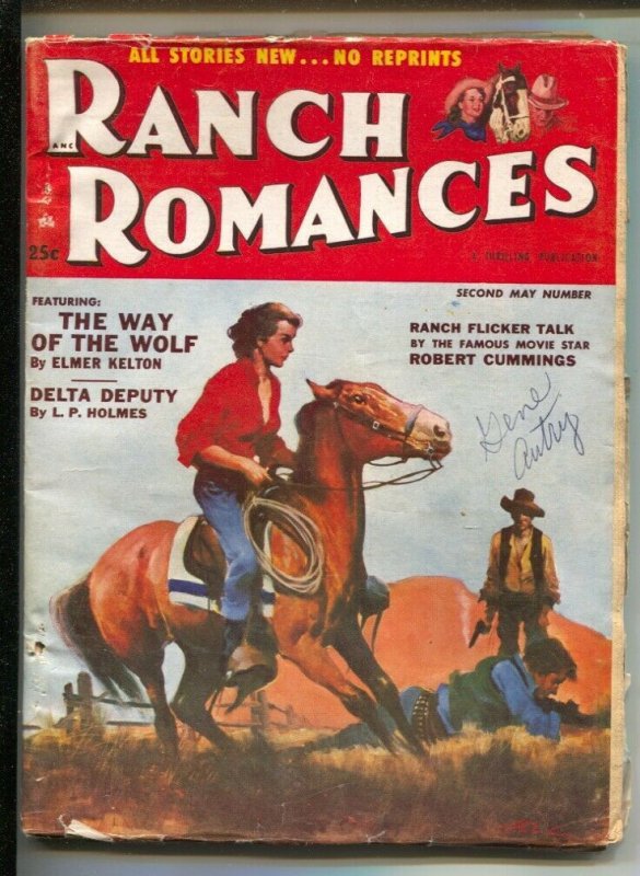 Ranch Romances 2nd May 1953-Kinstler art-Gene Autry-Tyrone Power-Gerald McCan...