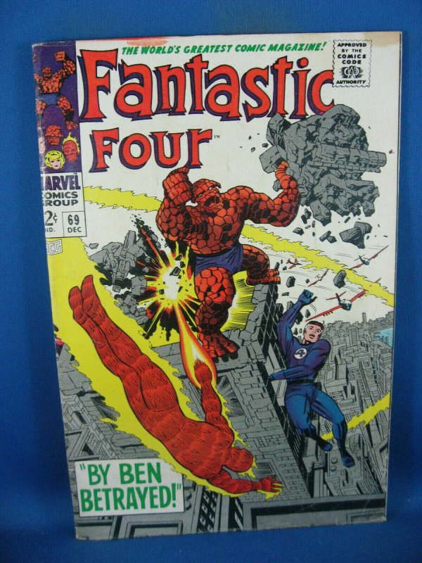 FANTASTIC FOUR 69 VG F  1967