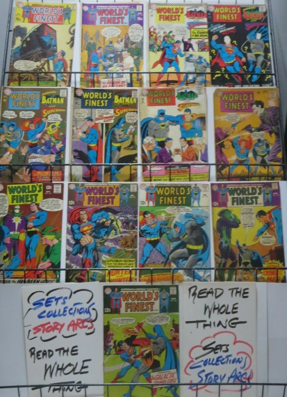 WORLD'S FINEST SILVER AGE READER'S COLLECTION! 13 BOOKS! FR-G Superman-Batman 