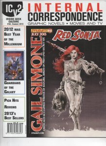 INTERNAL CORRESPONDENCE MAGAZINE #82, VF/NM, Geek, Red Sonja, GotG, 2013