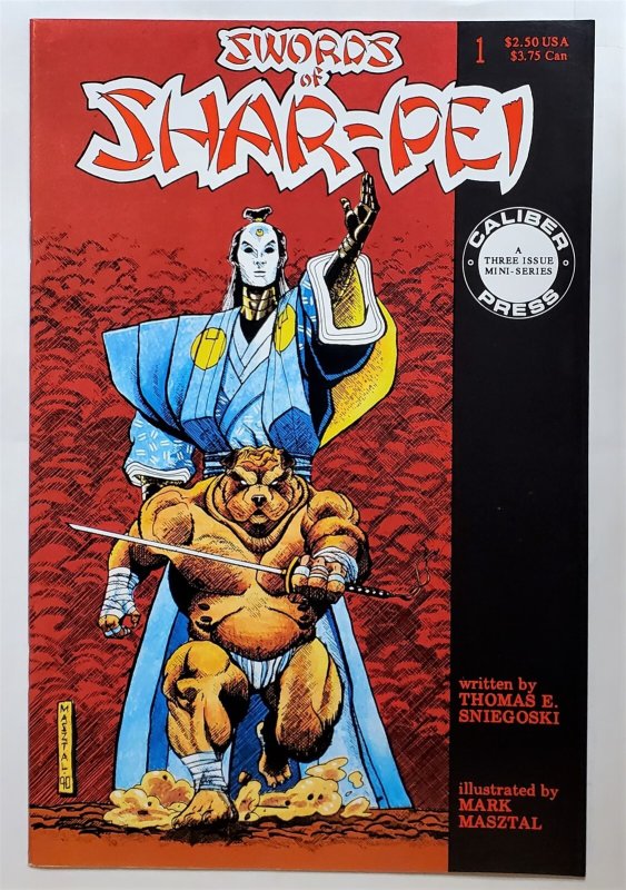 Swords of Shar-Pei #1 (1991, Caliber) 8.5 VF+
