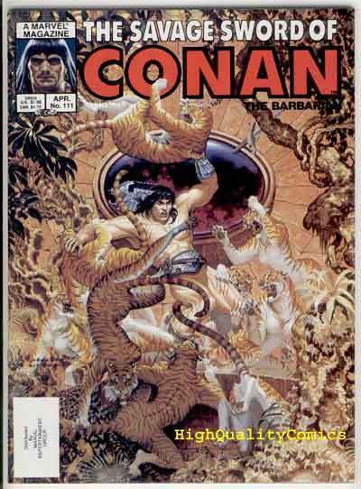 SAVAGE SWORD of CONAN #111, NM, Ernie Chan, Hickman, more SSOC in store