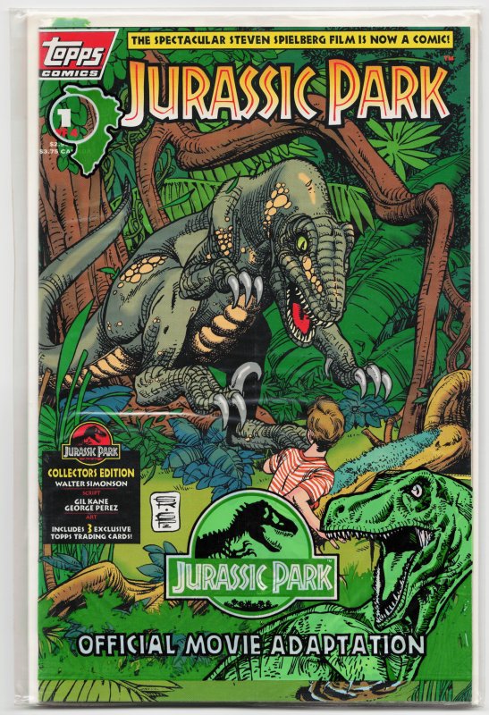 Jurassic Park #1 Collectors Edition (1993) Jurassic Park