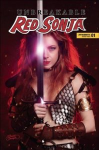 Unbreakable Red Sonja 1-E Cosplay Photo Cover VF/NM