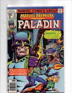 Marvel Comics Marvel Premiere #43 Paladin Don McGregor Story Dave Cockrum Cover