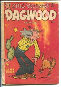 Dagwood #21 1952-Harvey-Chic Young-Blondie-Popeye-Little King-puzzle page-FR