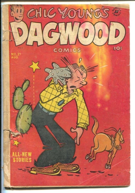 Dagwood #21 1952-Harvey-Chic Young-Blondie-Popeye-Little King-puzzle page-FR