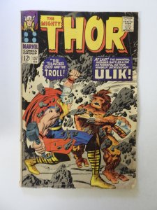 Thor #137 (1967) First appearance of Ulik GD condition