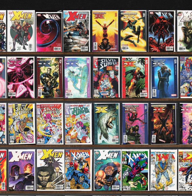 Huge Lot 150+ Comics with Silver Surfer, Ultimate X-Men, X-Factor & More!