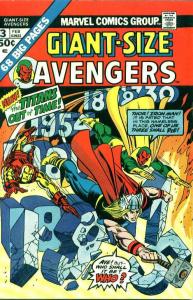 Giant-Size Avengers #3 VG ; Marvel | low grade comic