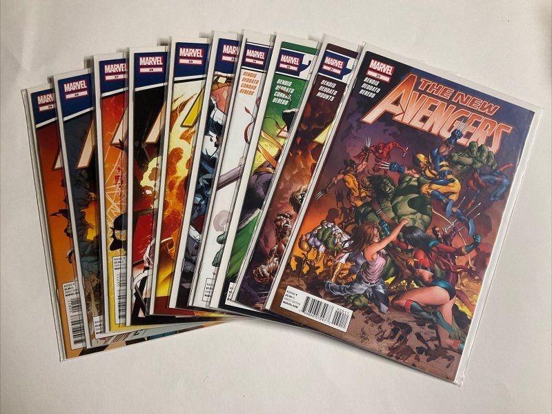 New Avengers 20-29 Lot Run Set Near Mint Nm Marvel 