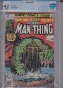 THE MAN-THING-VOL2-#1-MARVEL-1979 / CBCS-4.0--OW/W / ORIGIN ISSUE