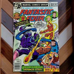 Fantastic Four #204 FN/VF (Marvel 1979) 1st NOVA CORPS 1st QUEEN ADORA