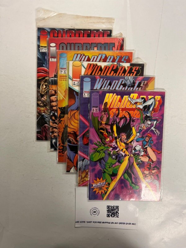 6 Image Comics Wildcats # 4 5 6 16 + Supreme # 5 27 69 JS69